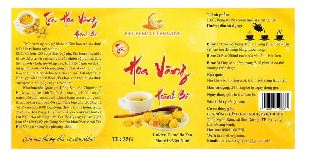 Trà hoa vàng Hoành Bồ